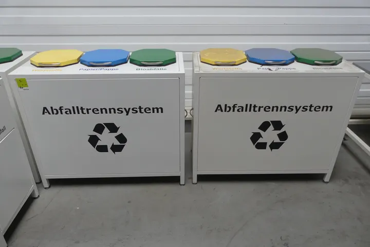2x Abfalltrennsystem